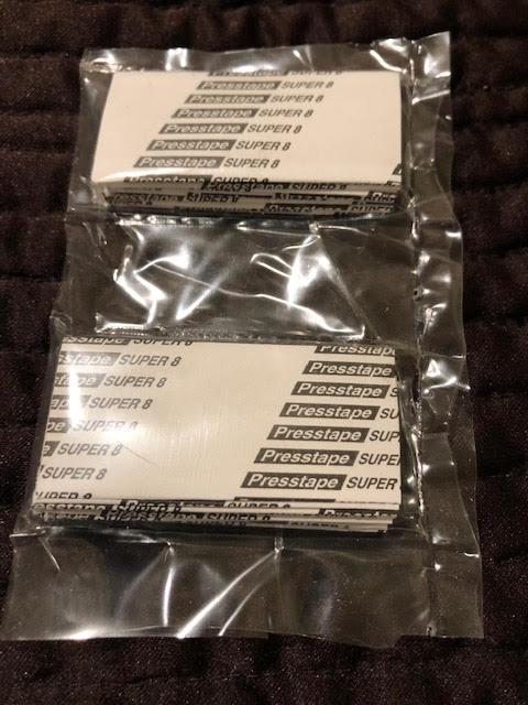Super 8mm KODAK Style Film Press Tapes, Presstapes for Movie Film Splicing: New Stock Super 8mm Presstapes